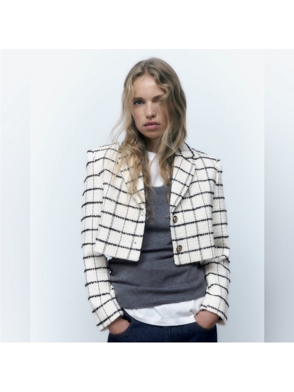 Zara Tweed Jacket - Picture 3 of 5
